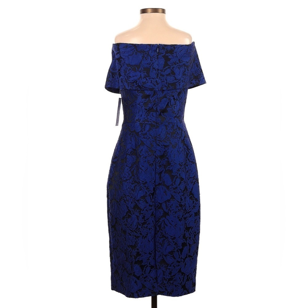 Rickie Freeman For Teri Jon Off-Shoulder Lace Dress - Picture 5 of 8